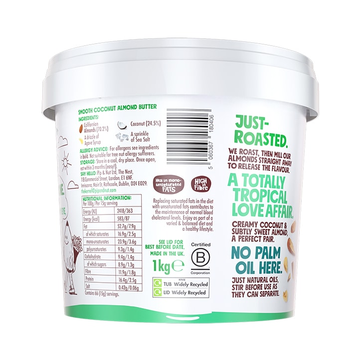 Pip & Nut Coconut Almond Butter 1kg image 3