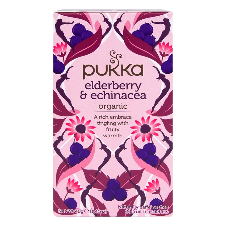 Pukka Organic Elderberry & Echinacea Fruit Tea 36g