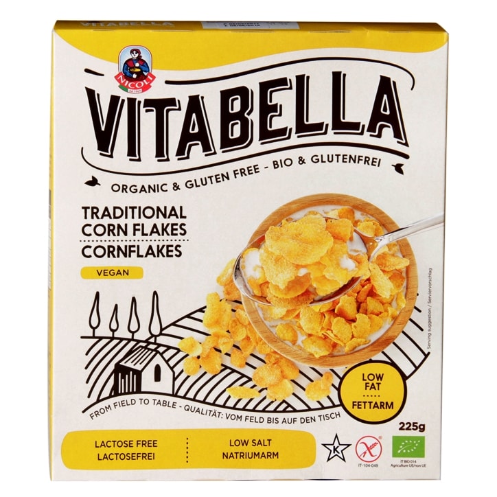 Vitabella Traditional Corn Flakes 225g-1