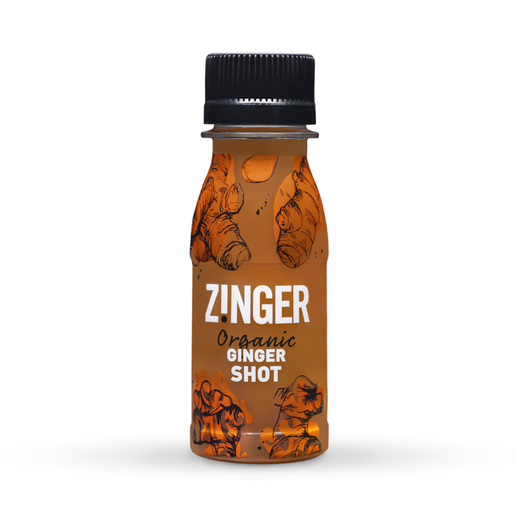 James White Drinks Organic Ginger Zinger Shot 70ml image 1