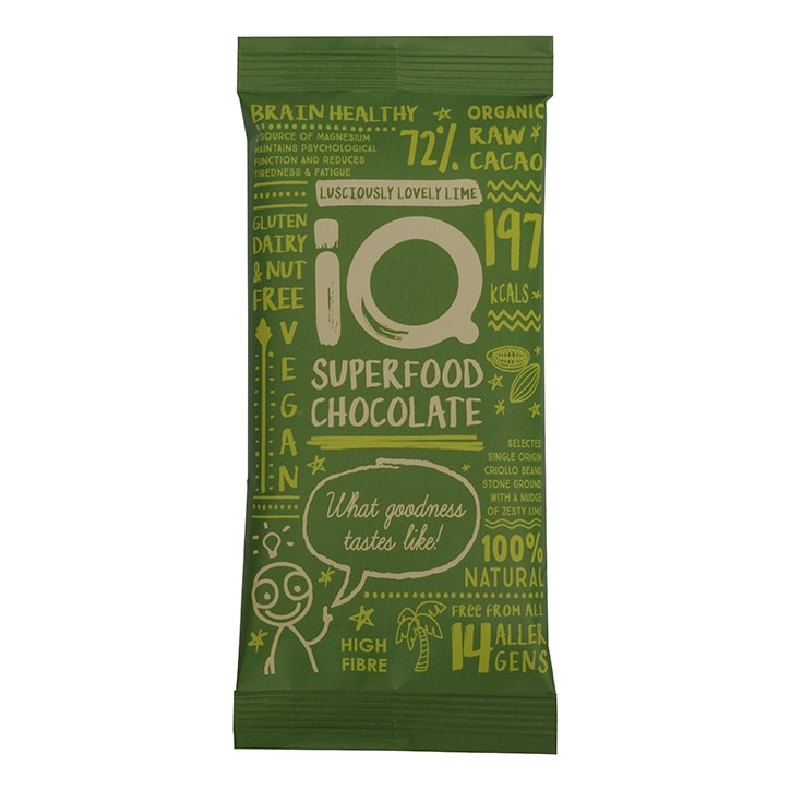 iQ Chocolate Lusciously Lovely Lime 35g image 1