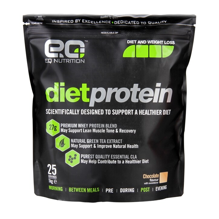 EQ Nutrition Diet Protein Chocolate 1kg image 1