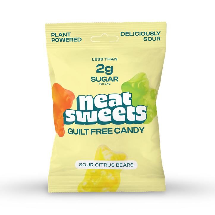Neat Sweets Gummy Bears Sour Citrus 50g