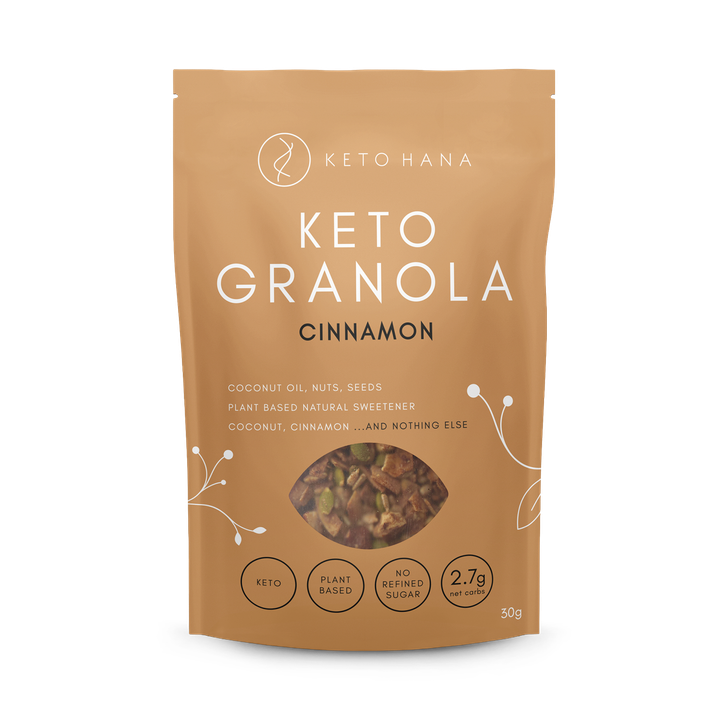 Keto Hana Granola Cinnamon 30g