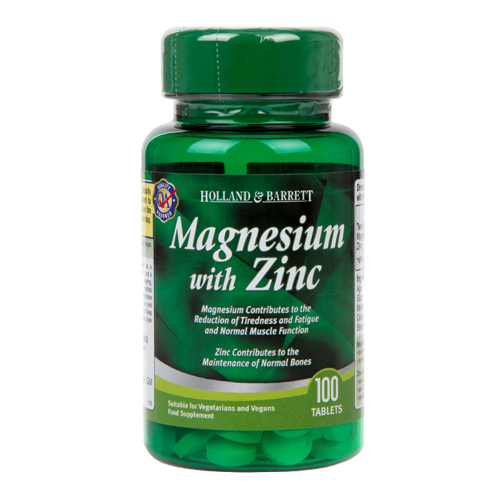 Holland & Barrett Magnesium with Zinc Tablets Holland & Barrett the