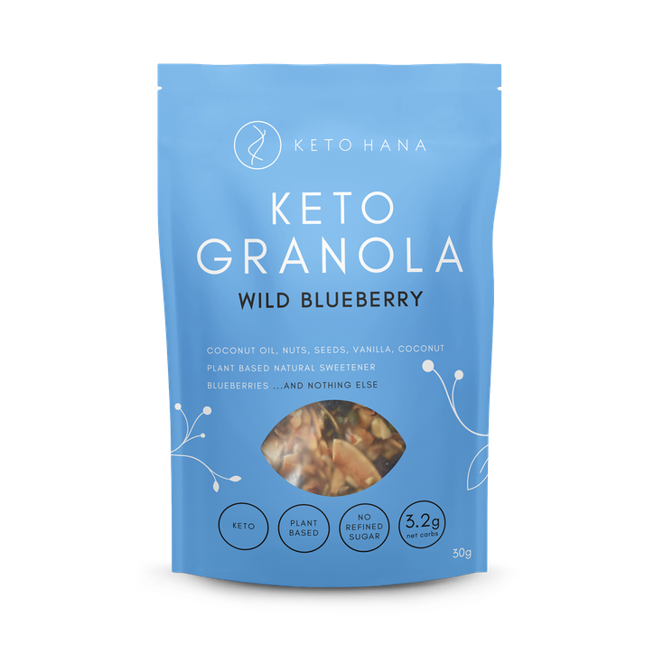 Keto Hana Granola Wild Blueberry 30g