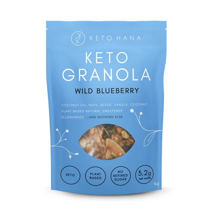 Keto Hana Granola Wild Blueberry 1kg