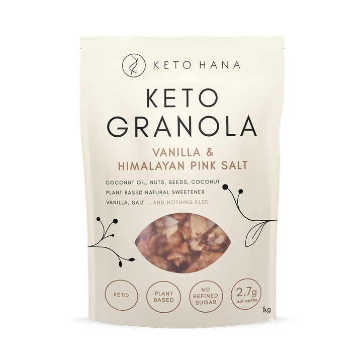 Keto Hana Granola Vanilla & Pink Himalayan 1kg