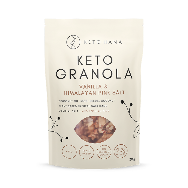 Keto Hana Granola Vanilla & Pink Himalayan 30g