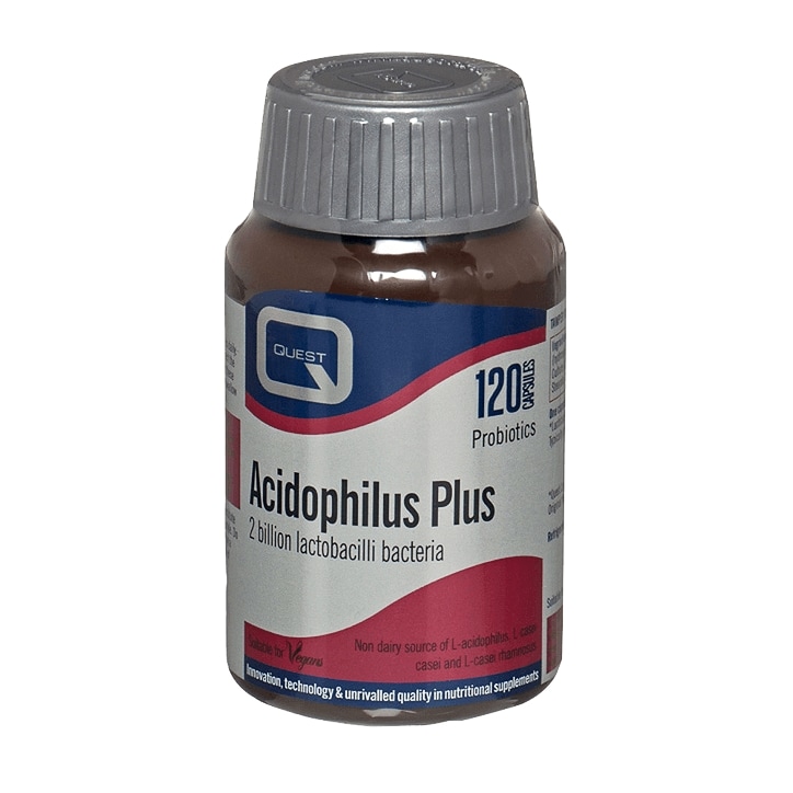 Quest Vitamins Acidophilus Plus VegiCaps 120 Capsules-1