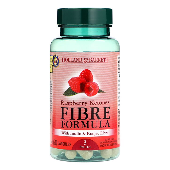 Holland & Barrett Raspberry Ketones Fibre Formula Capsules