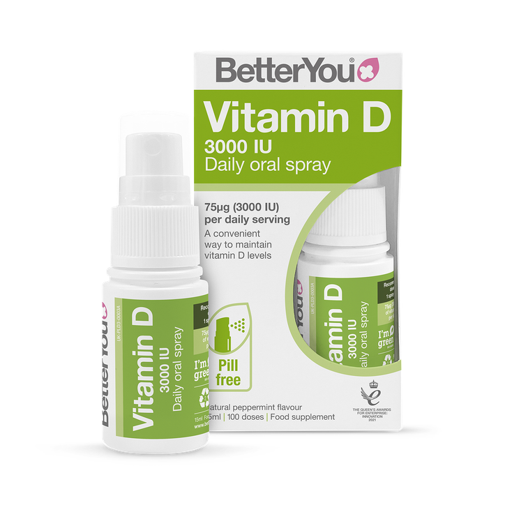 BetterYou D3000 Vitamin D Daily Oral Spray 15ml