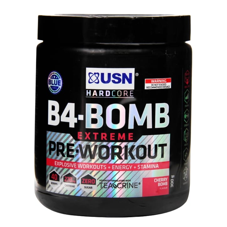 USN B4-Bomb Extreme Pre-Workout Cherry Bomb 300g image 1