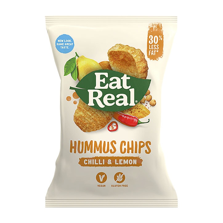 Eat Real Chilli & Lemon Hummus Chips 135g image 1