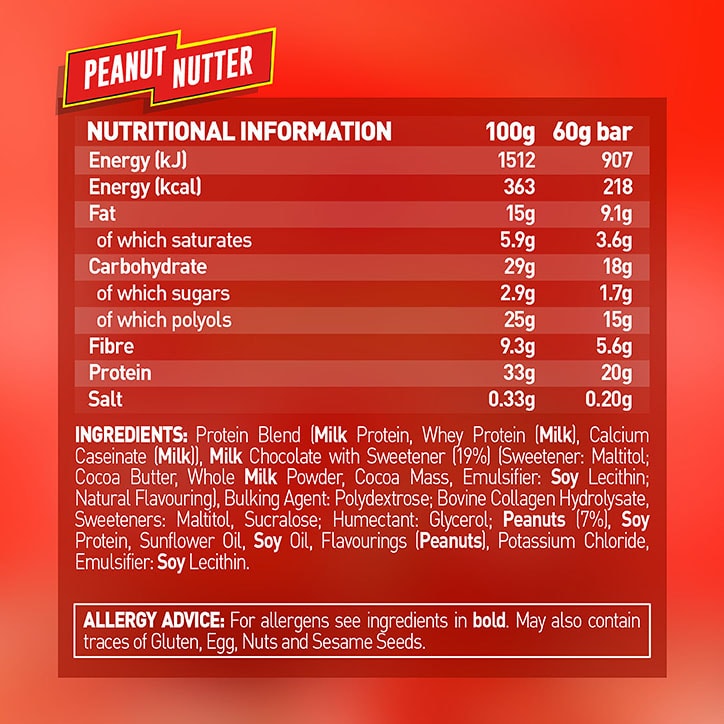 Grenade Peanut Nutter Protein Bar 60g
