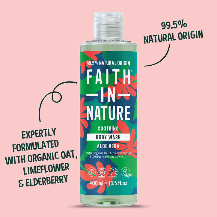 Faith In Nature Body Wash Aloe Vera 400ml image 5