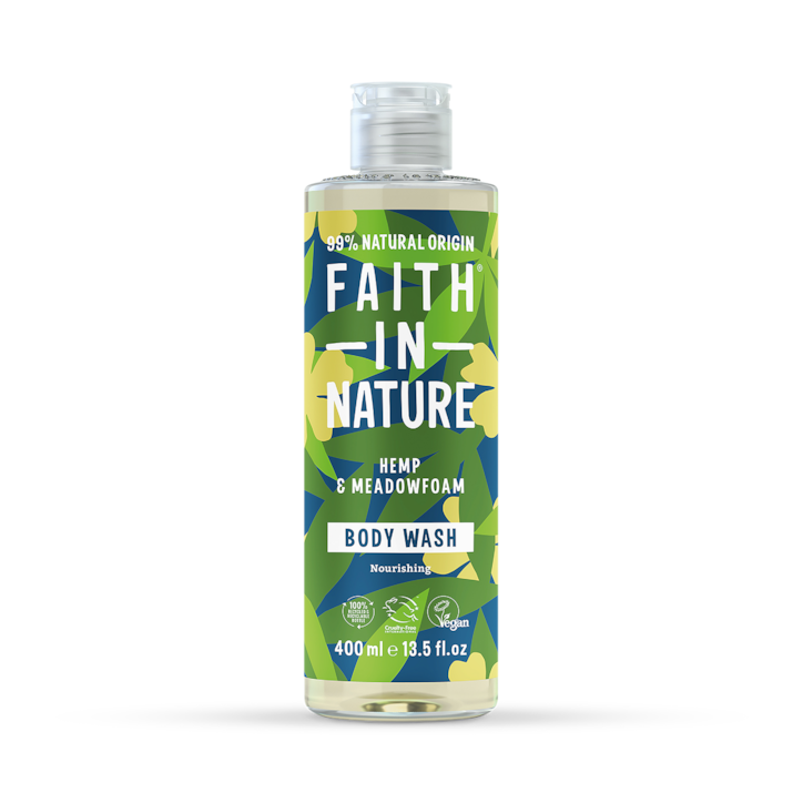 Faith in Nature Hemp & Meadowfoam Body Wash 400ml image 1