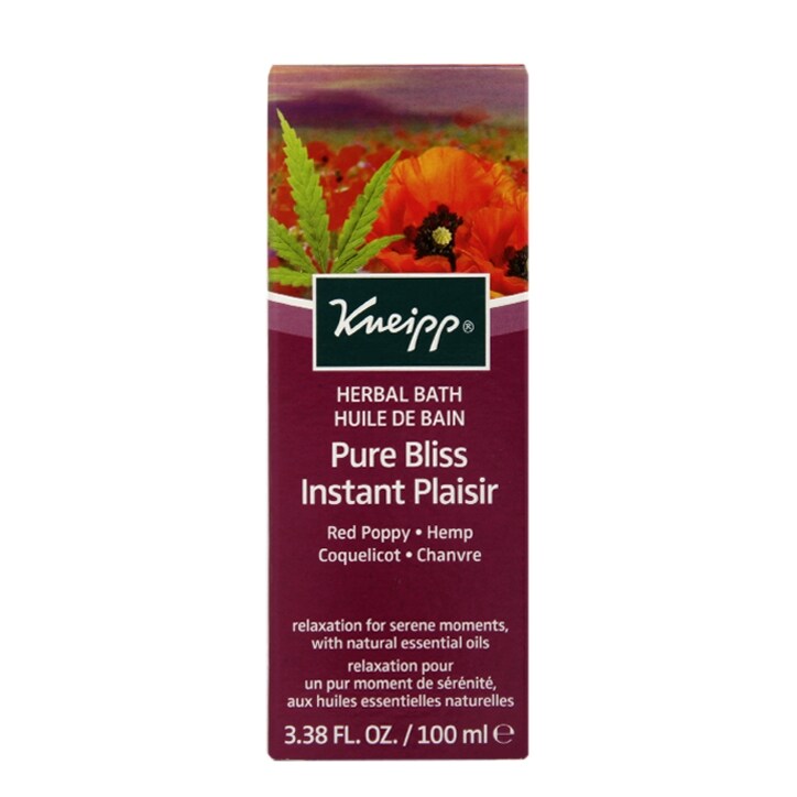 Kneipp Pure Bliss Red Poppy & Hemp Herbal Bath 100ml image 1