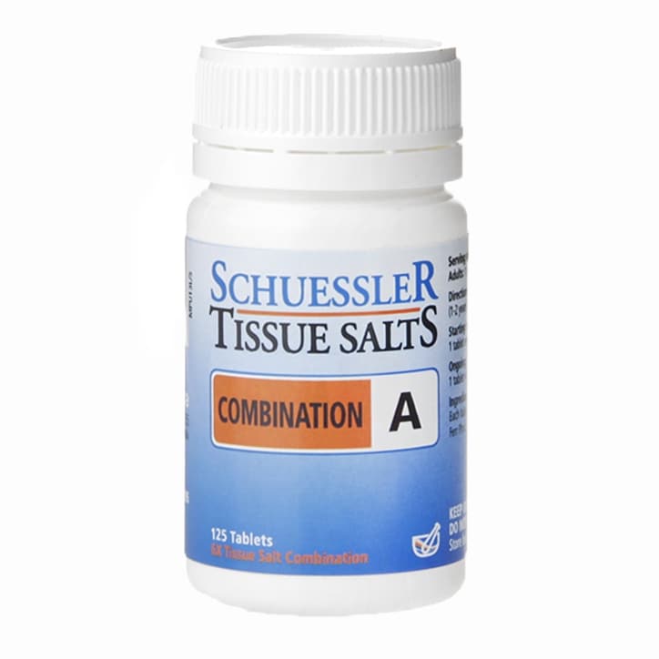 Schuessler Combination A Tissue Salts 125 Tablets