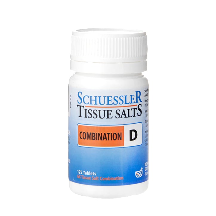 Schuessler Combination D Tissue Salts 125 Tablets
