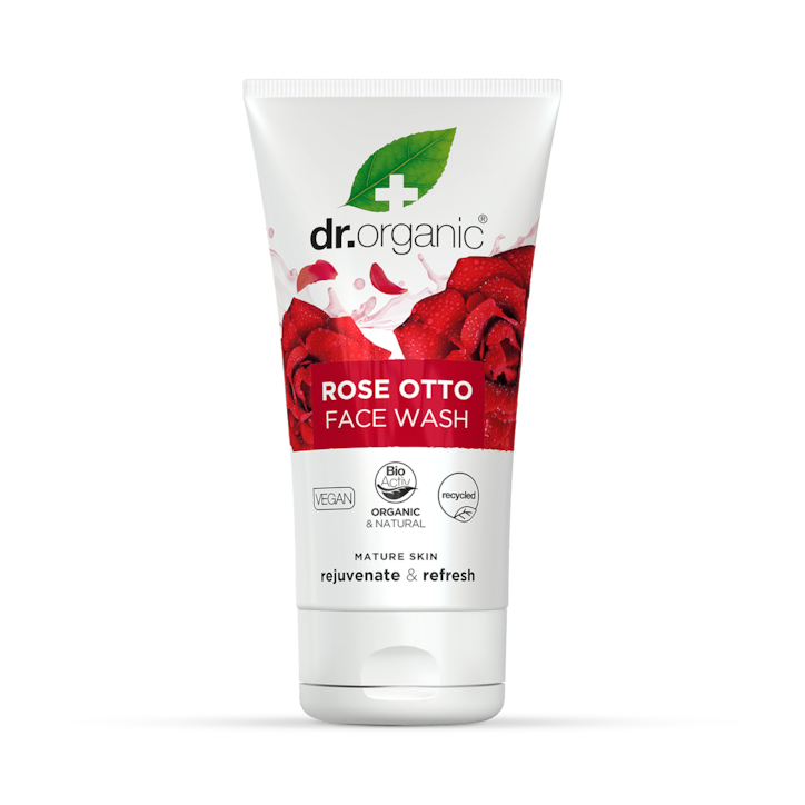 Dr Organic Rose Otto Creamy Face Wash 150ml image 1