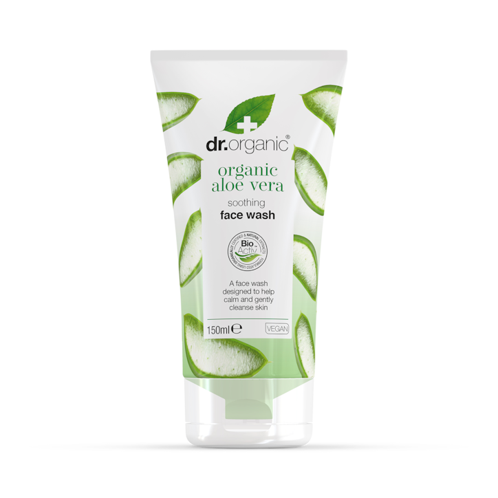 Dr Organic Aloe Vera Soothing Face Wash 150ml image 1