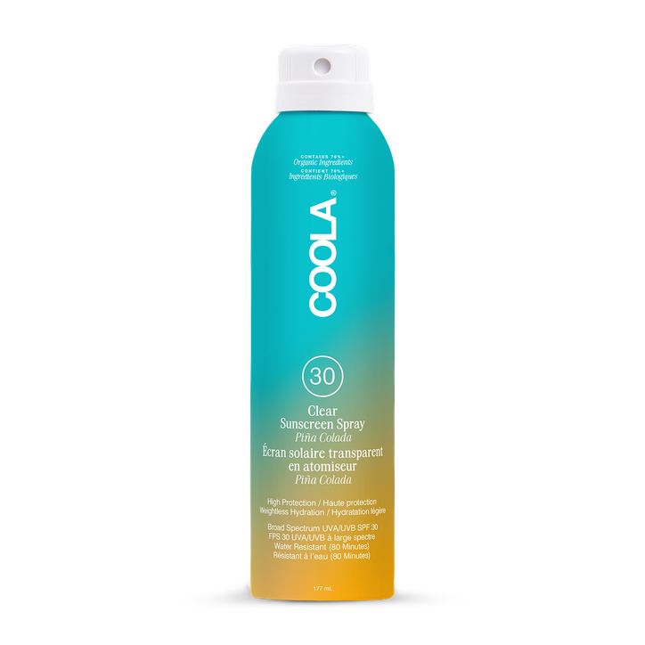 Coola Clear Sunscreen Spray Pina Colada Spf30 177ml