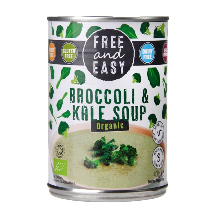 Free & Easy Organic Broccoli & Kale Soup 400g