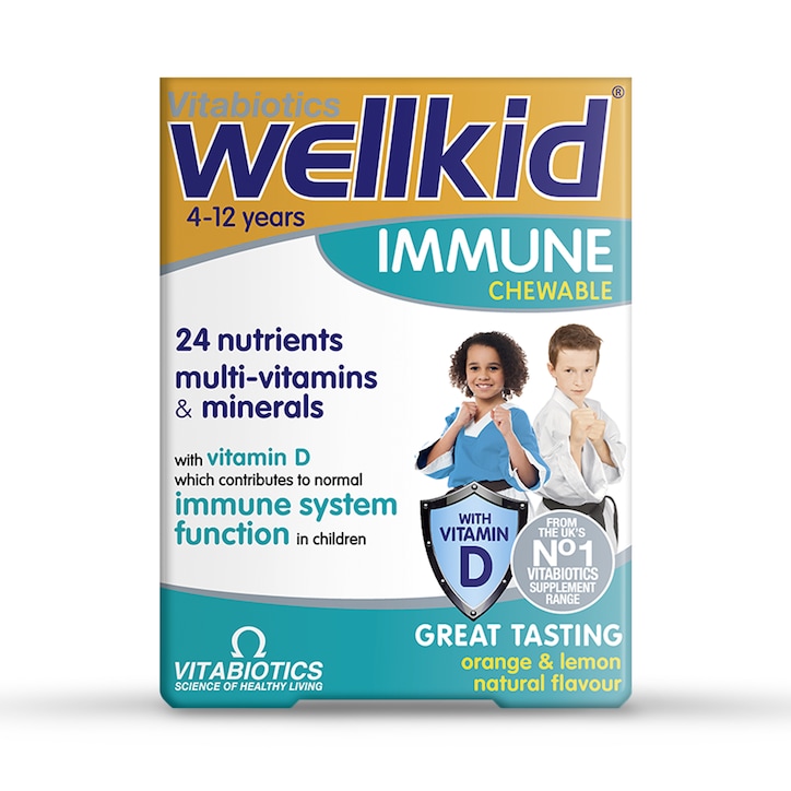 Vitabiotics Wellkid Immune 30 Chewables image 1