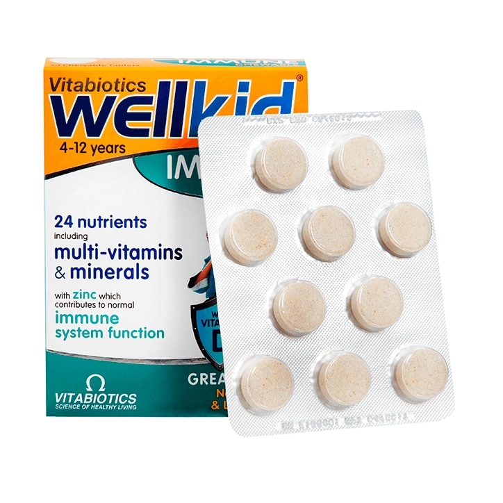 Vitabiotics Wellkid Immune 30 Chewables