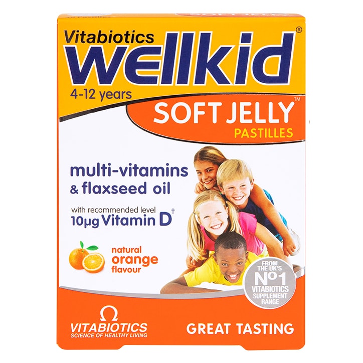 Vitabiotics Wellkid Soft Jelly Pastilles Orange 30 Chews-1