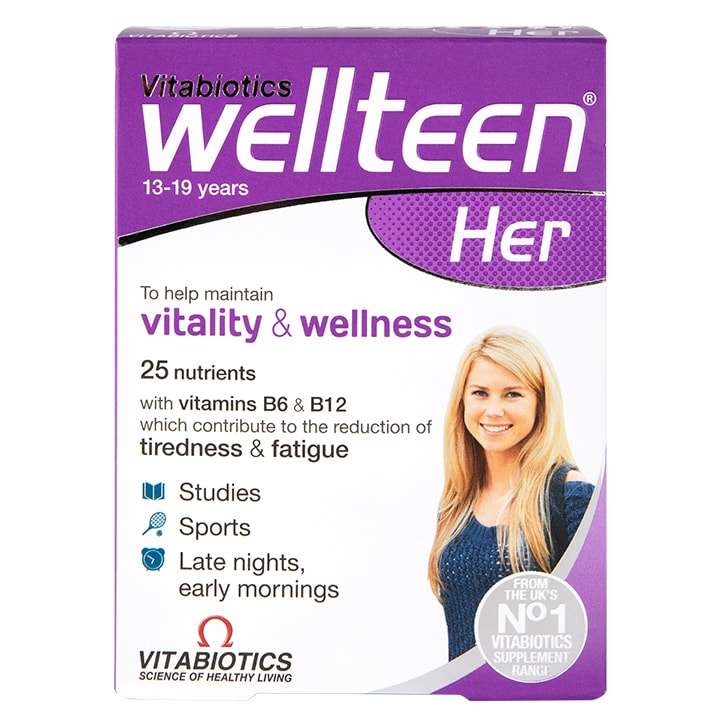 Vitabiotics Wellteen Her 28 Tablets-1