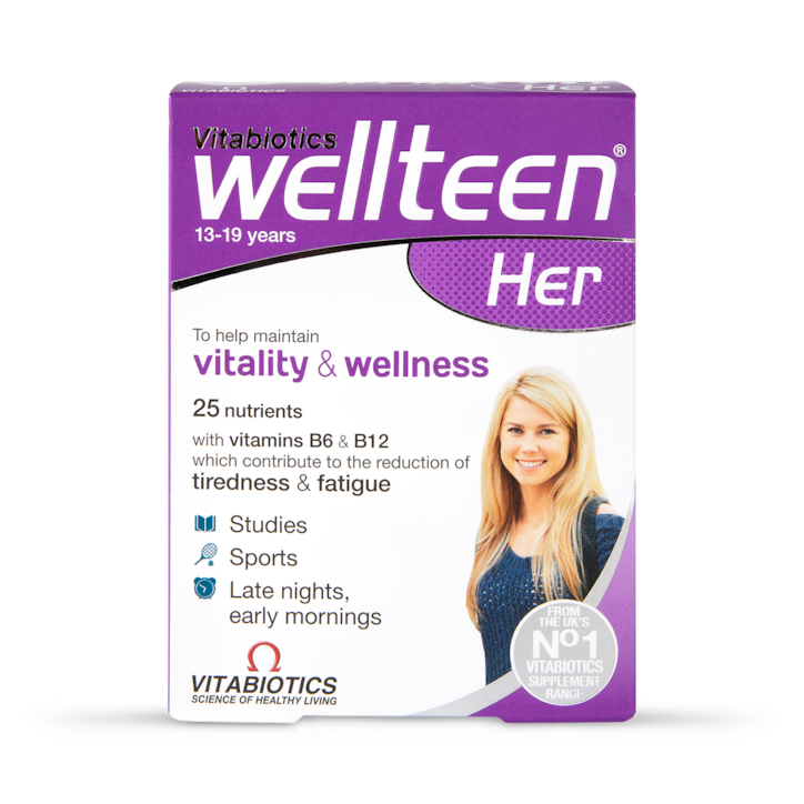 Vitabiotics Wellteen Her 28 Tablets image 1