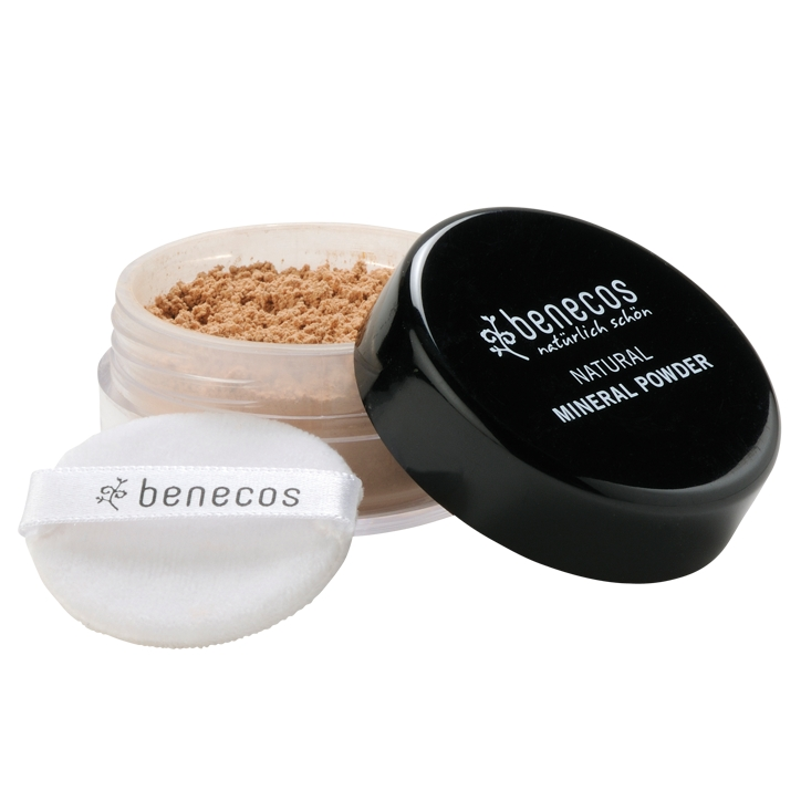 Benecos Natural Mineral Powder Medium Beige 10g image 1