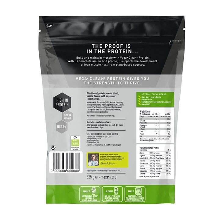 Vega Clean Protein Vanilla 525g image 2