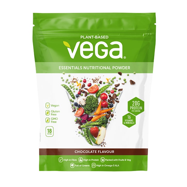 Vega Essentials Nutritional Powder Chocolate 648g image 1