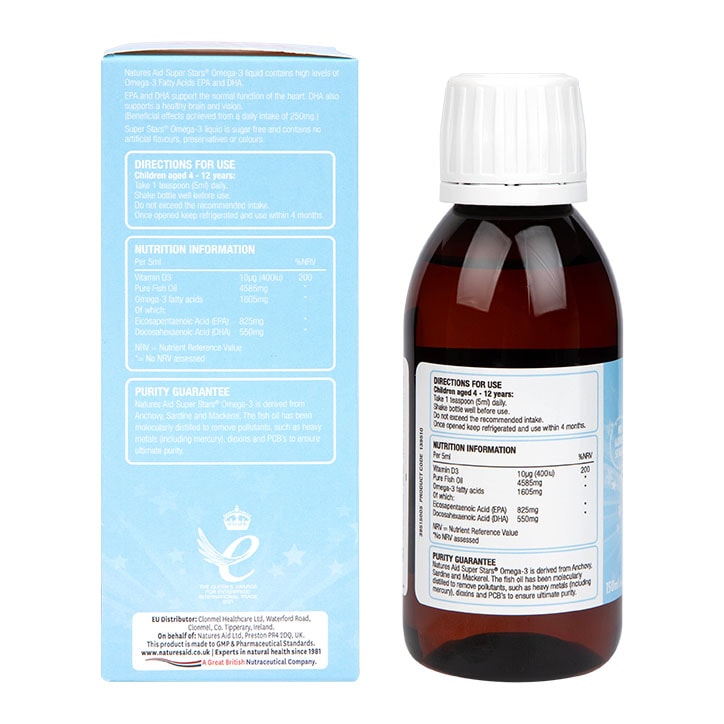 Nature's Aid Kidz Omega 3 Liquid 150ml