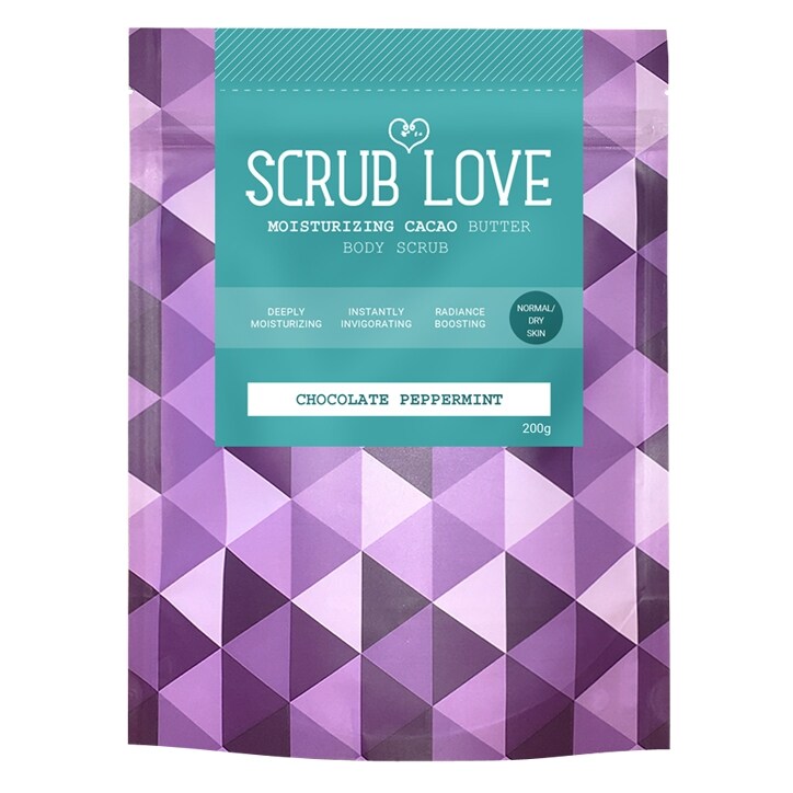 Scrub Love Peppermint Cacao Body Scrub 200g-1