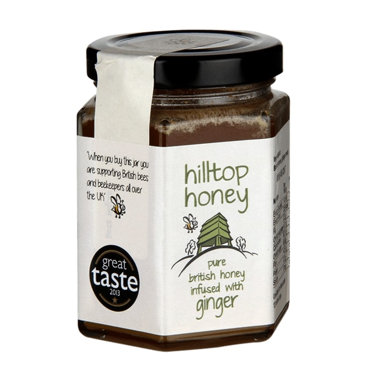 Hilltop Pure British Honey Infused with Ginger 227g image 1