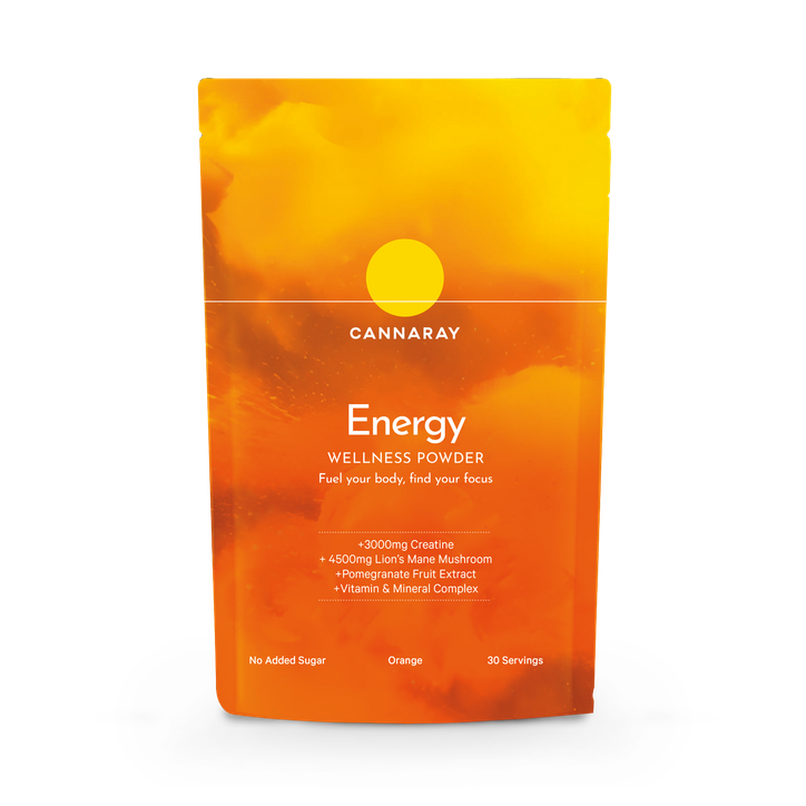 Cannaray Energy Wellness Powder Orange (30 Servings) 150g image 1
