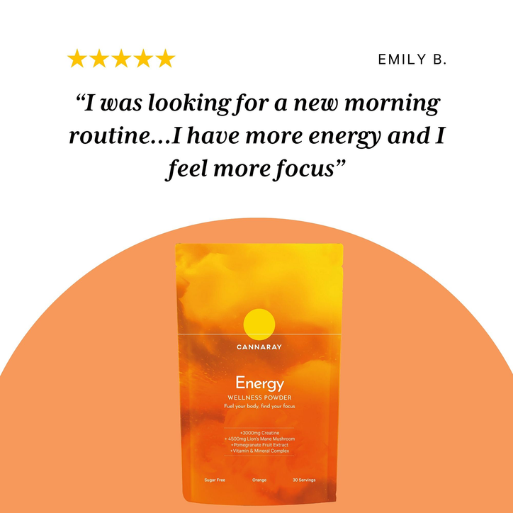 Cannaray Energy Wellness Powder Orange (30 Servings) 150g image 5