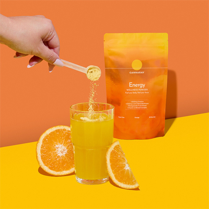 Cannaray Energy Wellness Powder Orange (30 Servings) 150g image 6