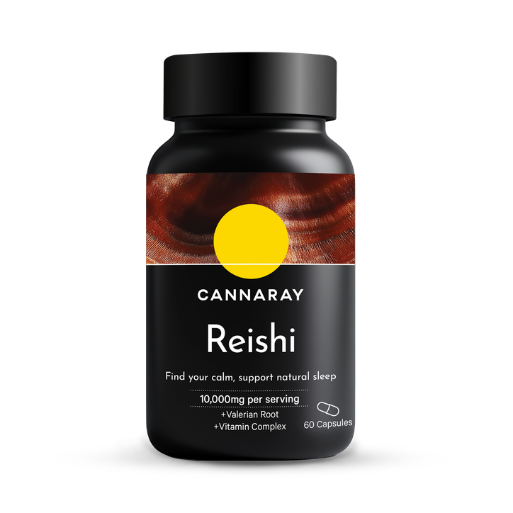 Cannaray Reishi Capsules 10,000mg 60 Capsules image 1