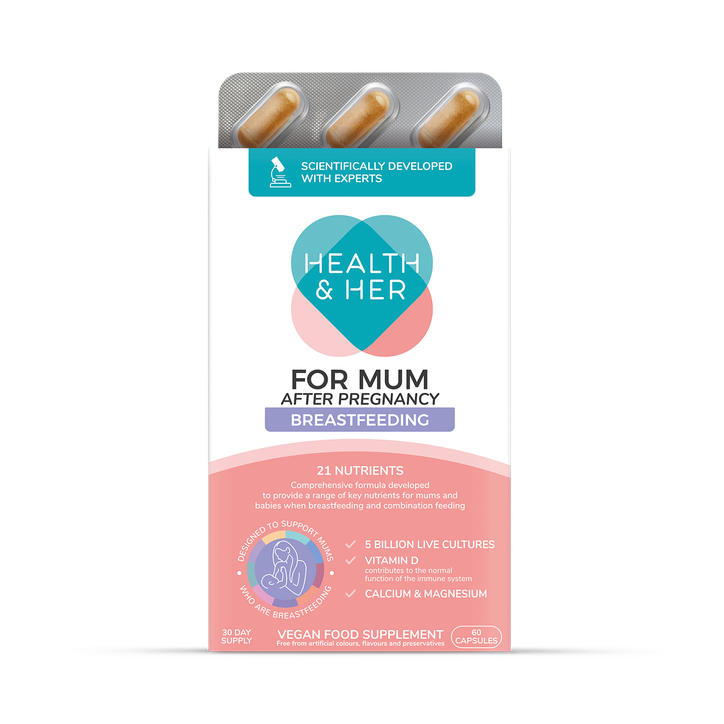 Health & Her Breast Feeding New Mum 60 Capsules