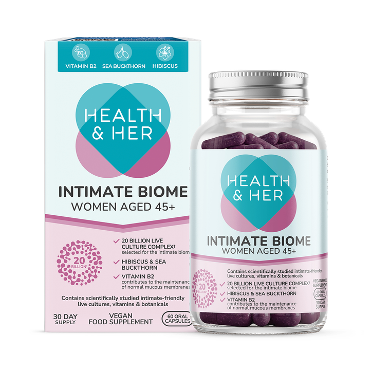 Health & Her Intimate Biome Women Aged 45+ 60 Capsules