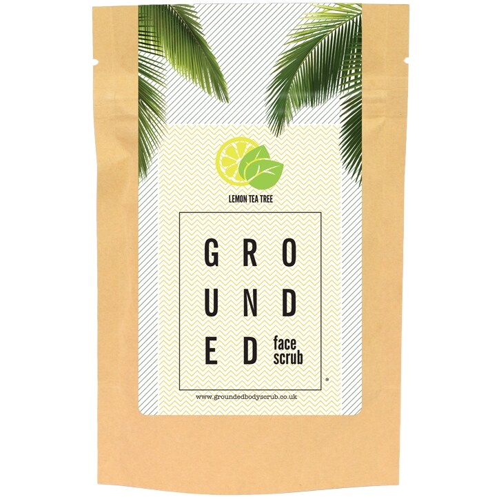 Grounded Lemon & Tea Tree Face Scrub 60g-1