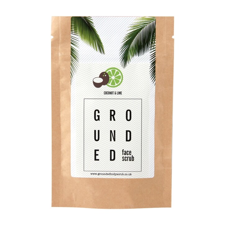 Grounded Coconut & Lime Face Scrub 60g-1