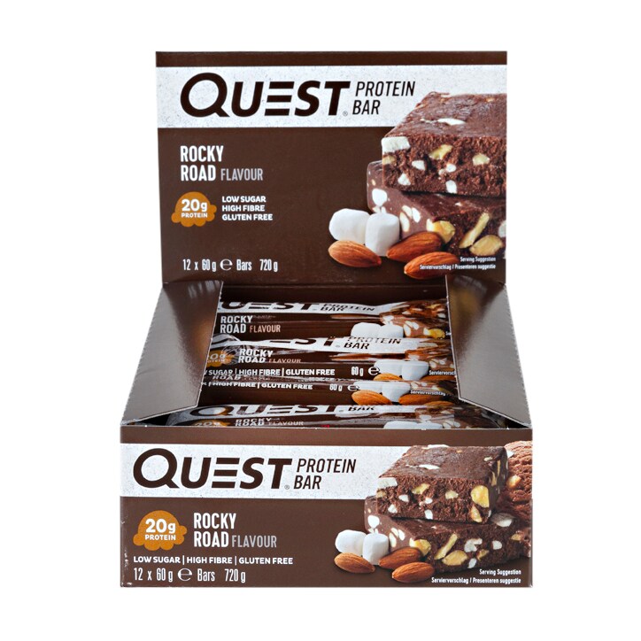 Quest Protein Bar Rocky Road 12 x 60g image 1