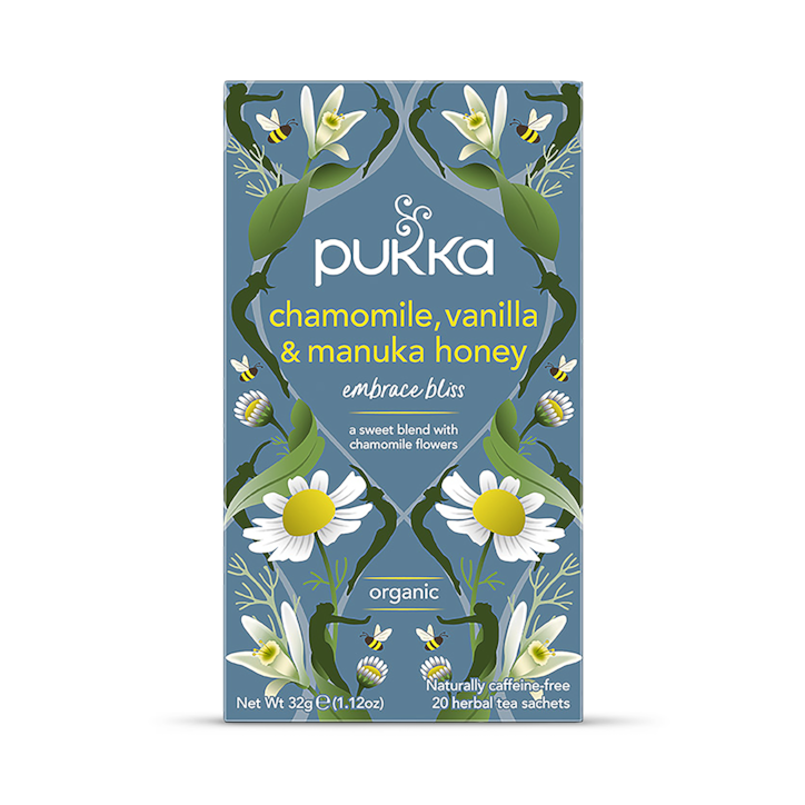 Pukka Chamomile, Vanilla & Manuka Honey 20 Tea Bags image 1