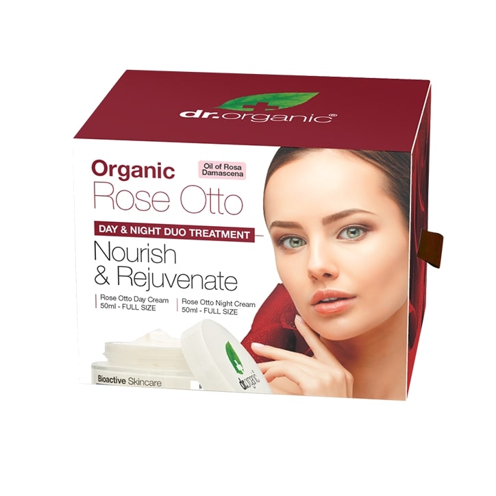 Dr Organic Rose Otto Nourish & Rejuvenate Gift Pack image 1